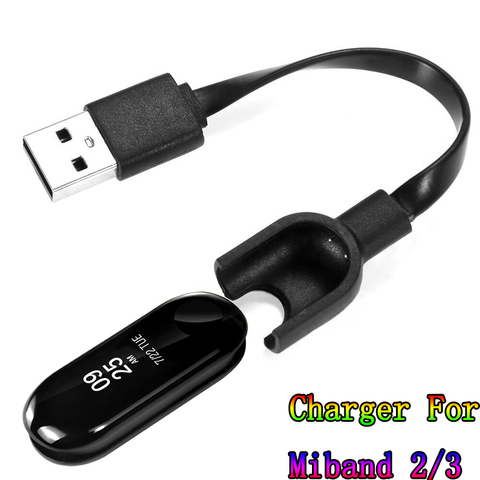 Зарядный кабель для Xiaomi Mi Band 2 3, ручное кольцо, шнур для зарядки, умный Браслет Mi Band 2 3, аксессуары, USB кабель для зарядки и передачи данных ► Фото 1/6