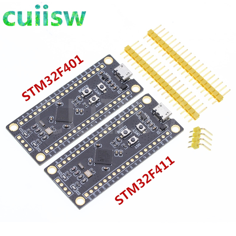 Оригинальная плата разработки STM32F401 STM32F411 256 Кб ROM V1.2 STM32F401CCU6 STM32F411CEU6 STM32F4, обучающая плата ► Фото 1/4