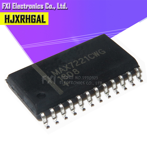 5 шт. MAX7219CWG MAX7219EWG MAX7221CWG SOP MAX7219 MAX7219 MAX7221 Новый и оригинальный IC ► Фото 1/2