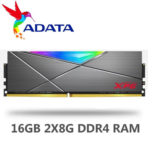 ADATA XPG D50 PC настольная память 8 ГБ 16 ГБ RAM модуль памяти 8 Гб 16 Гб 2x8гб DDR4 PC4 3200 МГц 3600 МГц ► Фото 1/5