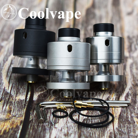 Атомайзер coolvape Haku Riviera RDTA, RTA с BF PIN 316ss, Ремонтопригодный распылитель Squonk22mm/24mm RDTA ► Фото 1/6