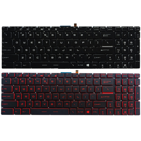 Новая клавиатура US для ноутбука MSI GP62 GP72 GL62 LG72 GL72 GP62VR GP62MVR GP72MVR GL62M GL62MVR GL63 GL72M GL73 ► Фото 1/6