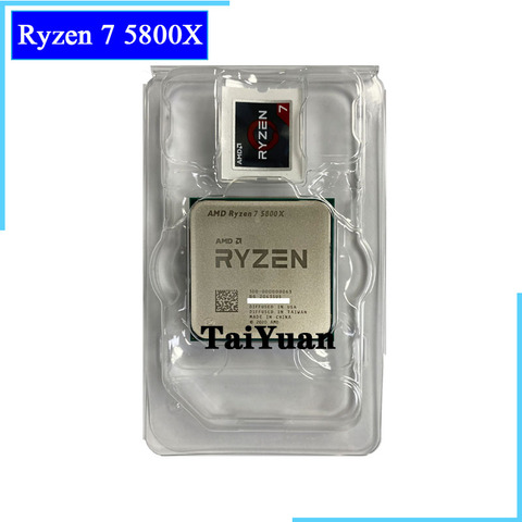AMD Ryzen 7 5800X R7 5800X 3,8 ГГц Восьмиядерный 16-нить Процессор процессор 7NM L3 = 32 м 100-000000063 гнездо AM4 новый, но без кулера ► Фото 1/1