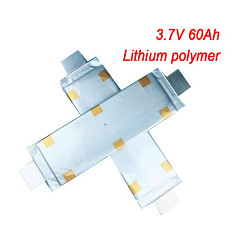 Литиевая батарея 3,7 в 60 А/ч, литий-полимерная батарея А, высокий разряд для электроинструментов «сделай сам» 12 В, инвертор для скутера, велосипеда, тележки для гольфа ► Фото 1/3