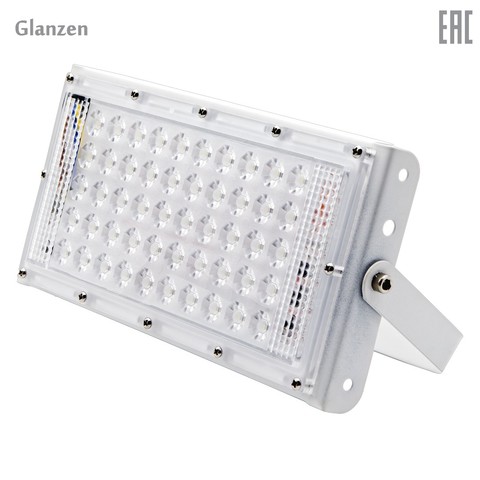 Светодиодный прожектор GLANZEN 50Вт FAD-0030-50 6500K IP65 ► Фото 1/4