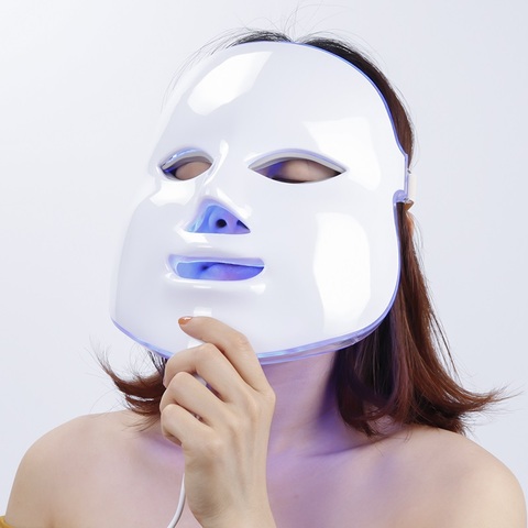 Светодиодный светильник Foreverlily, терапевтическая маска для лица, фотонная терапия, светодиодная маска для лица, корейский уход за кожей, прот... ► Фото 1/6