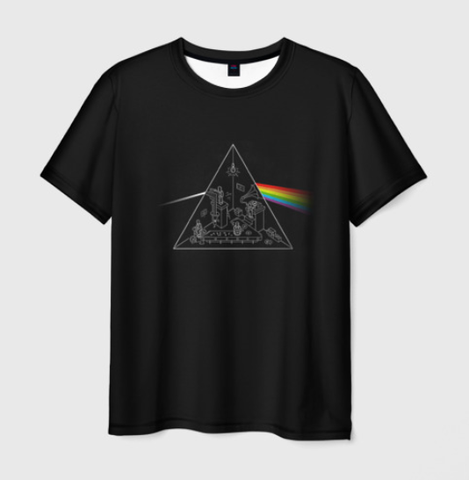 Мужская футболка 3D Pink Floyd Make Rainbow ► Фото 1/2