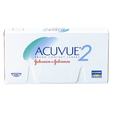 Контактные линзы Acuvue 2 (уп. 6 линз) Радиус кривизны 8.3 и 8.7 мм. ► Фото 1/1