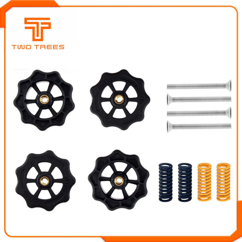 Запчасти для 3D-принтера набор для выравнивания пружинной кровати с подогревом гайка + пружины + винт Heatbed комплект для CR-10 Ender 3 MK3 hotbed ► Фото 1/6