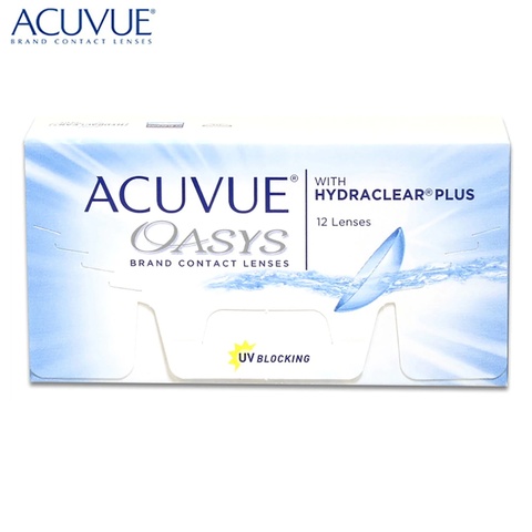 Контактные линзы Acuvue Oasys with Hydraclear Plus (12 шт) R: 8.4 ► Фото 1/1