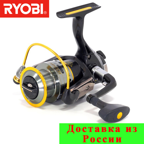 Катушка рыболовная Ryobi Ecusima Original 1000 2000 3000 4000 4+1BB/5,0:1 спиннинг фидер карп ► Фото 1/4