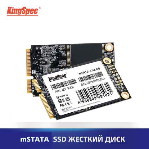 Твердотельный накопитель KingSpec mSATA SSD 120 ГБ 256 ГБ 512 Гб Mini SATA ТБ SSD hdd внутренний жесткий диск для ПК ноутбука настольного компьютера Dell ► Фото 1/6