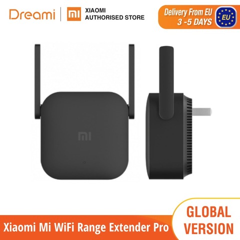 Xiaomi Mi WiFi расширитель диапазона Pro (Wi-Fi ретранслятор Wifi усилитель покрытия сигнала ретранслятор 2,4G Mi беспроводной черный маршрутизатор) ► Фото 1/5