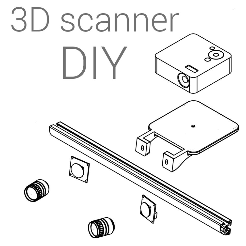 DIY набор 3D сканера RangeVision (ПО+калибровочные панели) ► Фото 1/4