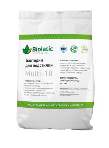 Биолатик (Biolatic) Мульти-18 (1 кг), бактерии для подстилки ► Фото 1/1