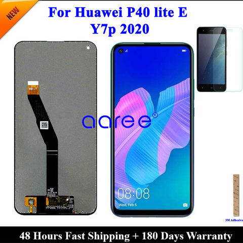 Протестированный ЖК-экран для Huawei P40 Lite E, ЖК-экран для Huawei Y7p 2022, ЖК-экран с сенсорным дигитайзером в сборе ► Фото 1/2