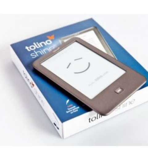 TOLINO SHINE, electronic book reader, built-in light, WiFi, e-ink ebook, touch screen, 1024*768 6 inch, le ► Фото 1/2