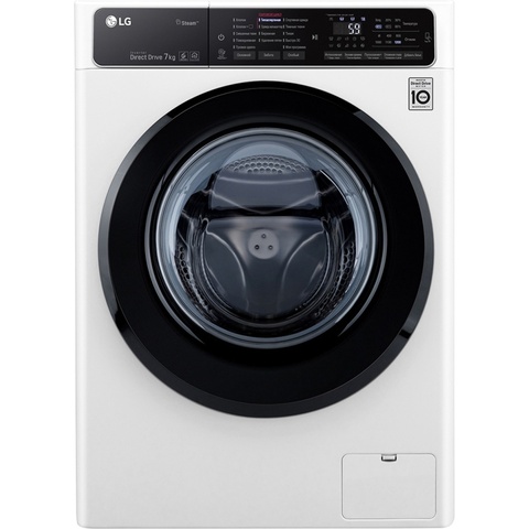 Узкая стиральная машина LG с функцией пара Steam F2H5HS6W ► Фото 1/3