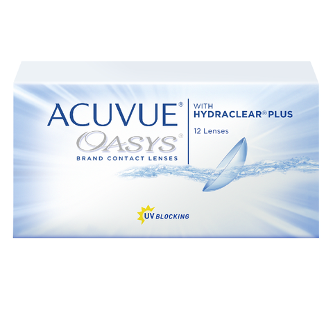 Контактные линзы Acuvue Oasys with HYDRACLEAR Plus (уп. 12 линз) Радиус кривизны 8.4 и 8.8 мм. ► Фото 1/1