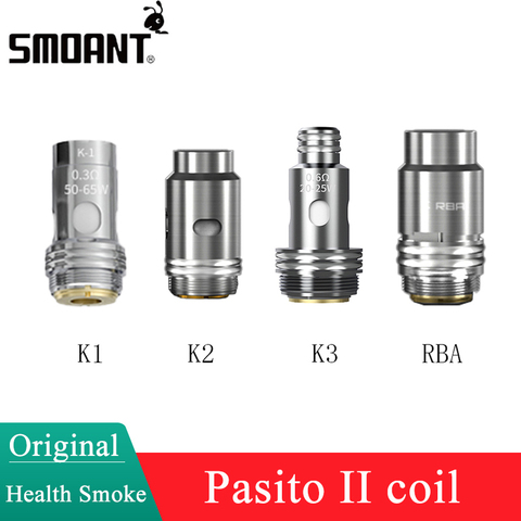 Оригинальный Smoant Pasito II катушка K сетка катушка K1 K2 K3 RBA Головка Катушки для Pasito 2 / Pasito Kit / Knight 80 набор ядро испаритель ► Фото 1/6