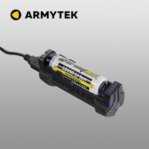 Компактное универсальное зарядное устройство Armytek Handy C1 Pro с функцией Powerbank для Li-Ion / IMR / Ni-MH / Ni-Cd аккумуляторов ► Фото 1/6
