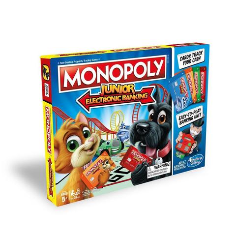 HASBRO GAMING "Монополия Джуниор с банковскими картами - E1842121" - настольная игра ► Фото 1/1