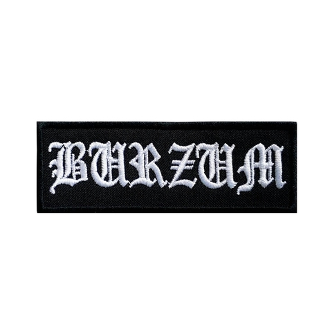 Нашивка с логотипом Burzum, черная металлическая вышитая термоклейкая нашивка, переводная Готическая аппликация, тяжелая искусственная значок ► Фото 1/2