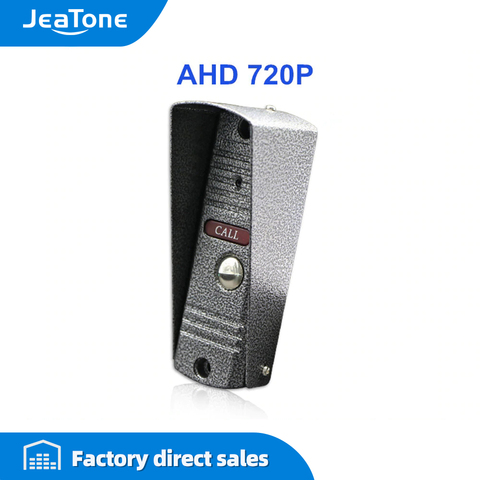 JeaTone 720P/AHD мини камера видеодомофон дверной звонок ИК камера высокого разрешения IP65 водонепроницаемая с дождевиком ► Фото 1/5