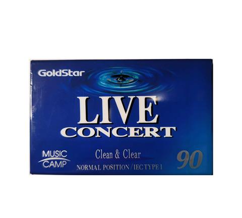 Аудиокассета GoldStar LIVE CONCERT 90 ► Фото 1/2