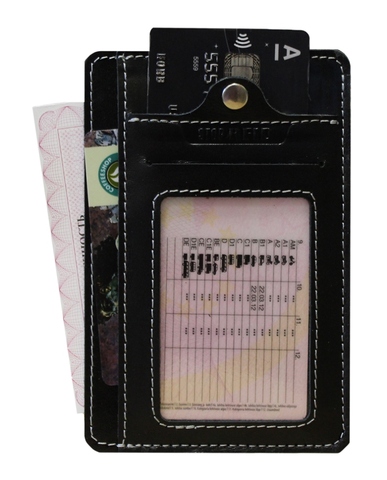 Обложка для автодокументов из кожи ОВ-S Apache с защитой RFID бумажник водителя обложка для водителя портмоне для прав ► Фото 1/6