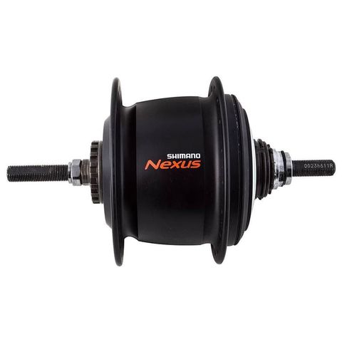 Втулка планетарная Shimano Nexus, C6001, 36 отверстий, 8 скоростей, для роллерного тормоза, 132x184 мм, чёрная KSGC60018RALA ► Фото 1/1