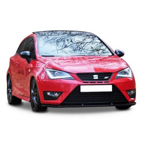 Seat Ibiza 2008-2017 модели Универсальный переднего бампера крепления черный глянец полоса для установки губы комплект Диффузор тела Protecter ► Фото 1/5