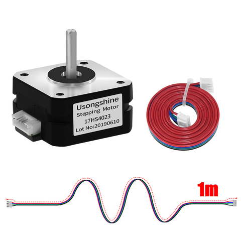 Двигатель Nema17 17HS4023 1.0A XH2.54 Dupont для экструдера Titan, 4-проводной Nema 17 42, мотор 12 В/24 В, детали для 3D-принтера ► Фото 1/6