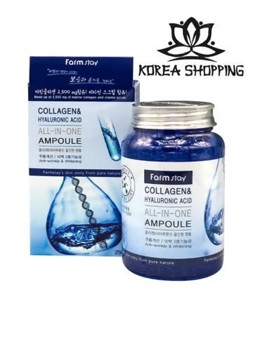 Farmstay Антивозрастная сыворотка Collagen & Hyaluronic Acid All-in-One Ampoule ► Фото 1/1