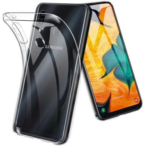 Прозрачные силиконовые чехлы для Samsung Galaxy A10 A20 A30 A40 A50 A51 A70 A71 A80 A01 A20e A10s A11 A21 A21S A31 A41, Мягкий ТПУ ► Фото 1/1