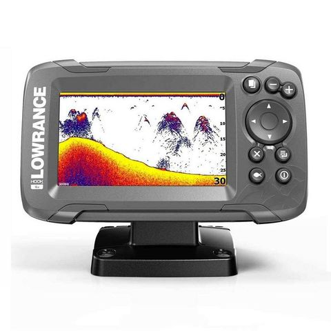 Эхолот Lowrance Hook2-4x Bullet (000-14013-001) официальная гарантия 18 мес., для лодки, катера, рыбалки ► Фото 1/5