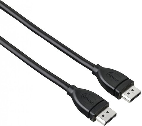 Кабель DisplayPort to DisplayPort Hama 00054513 (m) /(m) 1.8м черный ► Фото 1/1