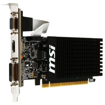 Видеокарта ПК MSI GeForce GT 710 954Mhz PCI-E 2.0 2048Mb 1600Mhz 64 bit DVI HDMI HDCP Silent ► Фото 1/3