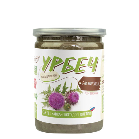 100% натуральная паста Urbech TM # Spread_nut from Молоко Семена чертополоха 230 gr ► Фото 1/4