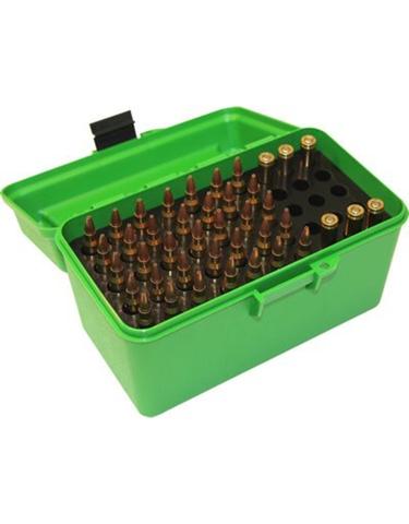 Бокс для патронов MTM Deluxe Flip-Top Ammo Box with Handle 30-06 Springfield, 8x57 Mauser 50-Round  H50-RL-10 ► Фото 1/4